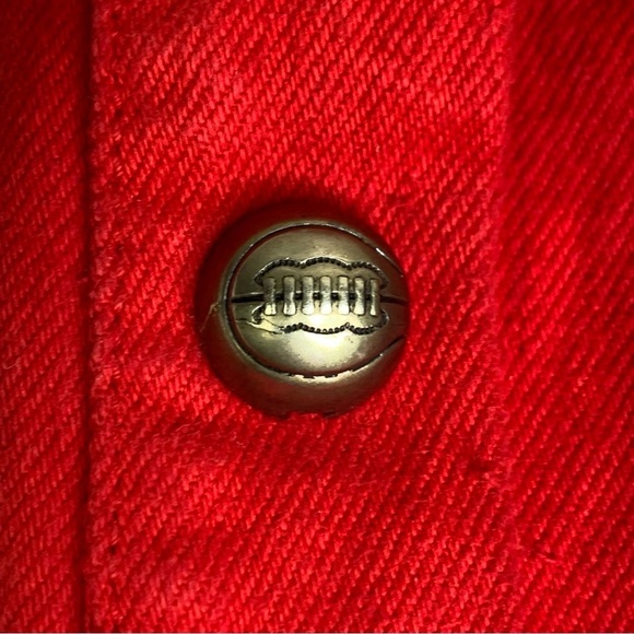 Arkansas Razorback Custom Made Hand Crafted Vest w/ Pewter Hogs Accents Size Med - Picture 5 of 14